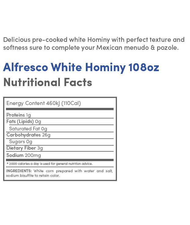 White Hominy